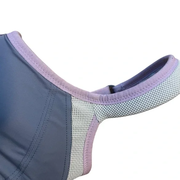 Panache Gray and purple High-Impact Sports Bra 34E - Picture 11 of 12